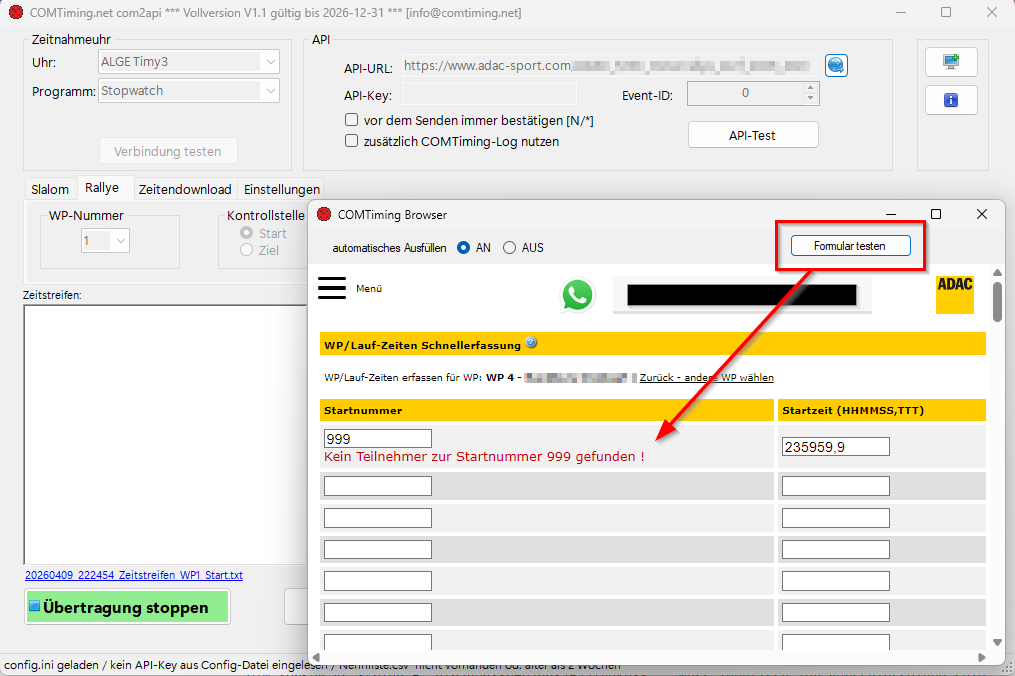 automatische Formularbefüllung