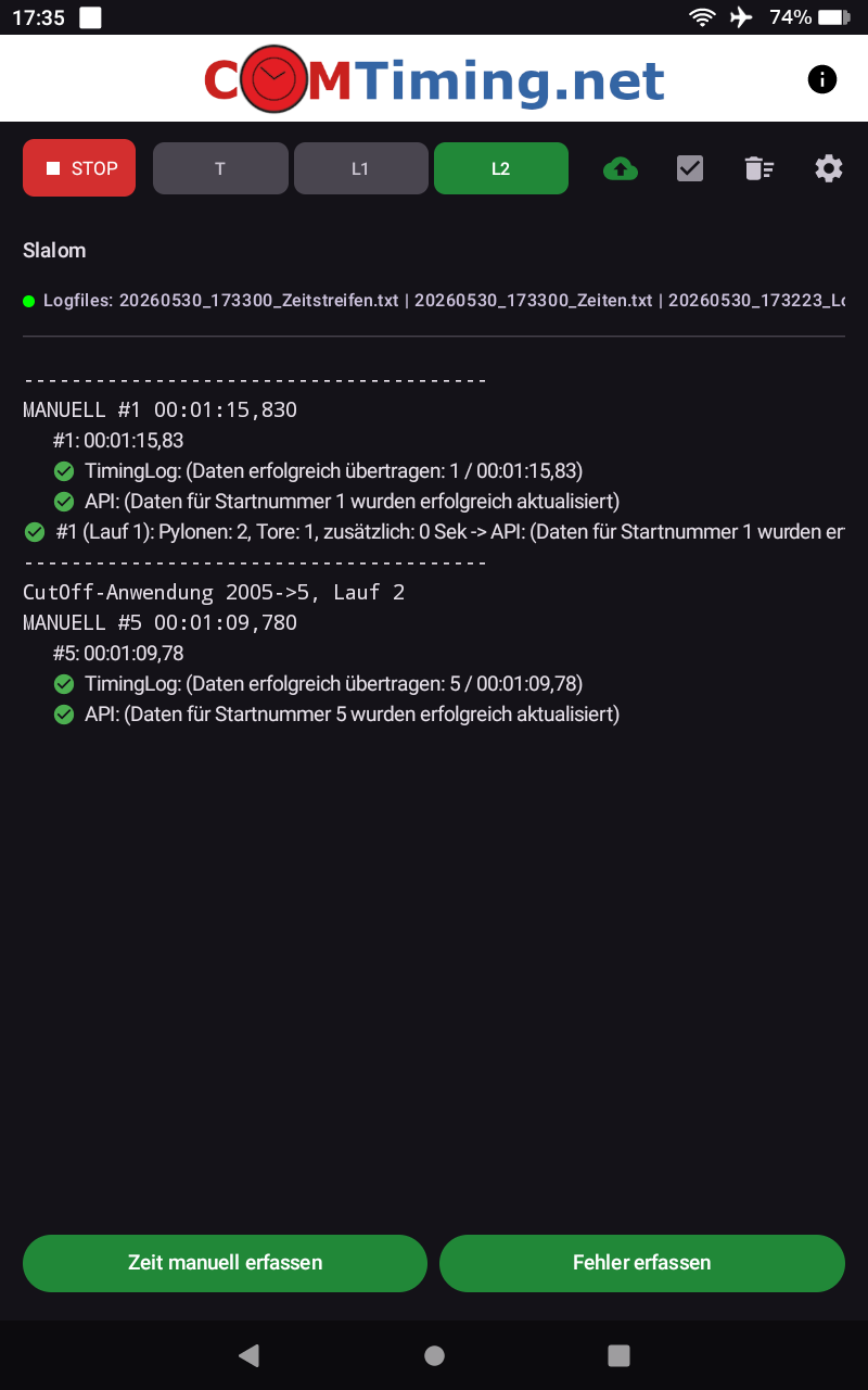 Slalom Nummerncut-off 02