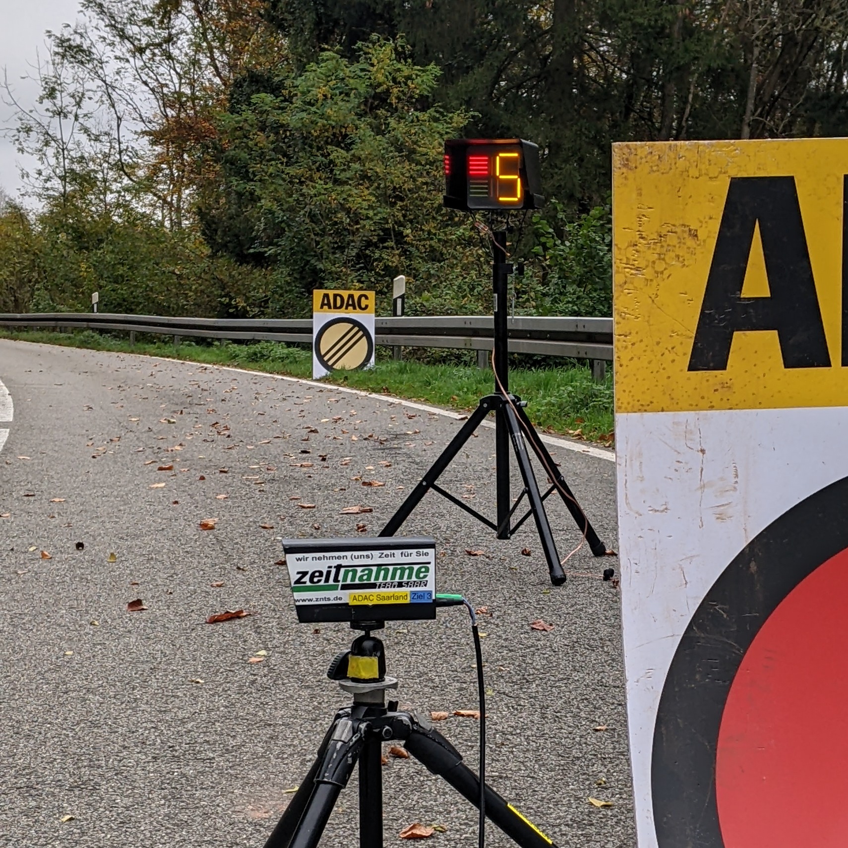 Startampel im Einsatz